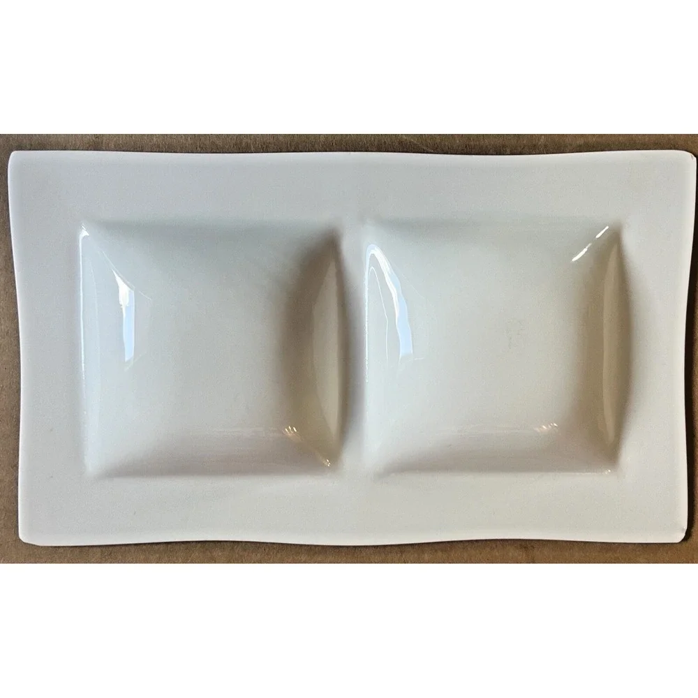 VTG Georges Briard Double Platter | Shell Design |‎ MCM Elegance